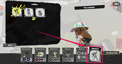 Splatoon 3 - How to Set Emote
