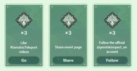 Genshin Impact Version 3.0 Short Video Event on TikTok How to Participate 3
