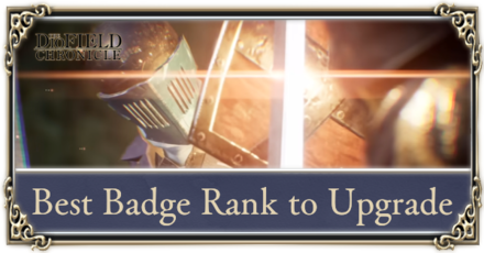 The DioField Chronicle - Best Badge Rank to Upgrade
