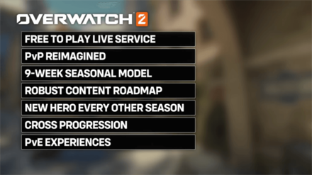 Overwatch 2 - Free-to-Play Live Service