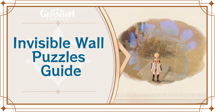 Genshin Impact 3.1 Invisible Wall Puzzles Guide Top Banner