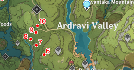 Genshin - Sumeru Ley Line Outcrops - Ardravi Valley