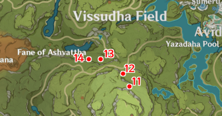 Genshin - Sumeru Ley Line Outcrops - Vissudha Field