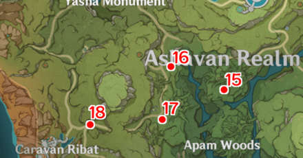 Genshin - Sumeru Ley Line Outcrops - Ashavan Realm