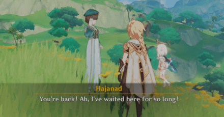 Genshin - Quest Step 2 Talk to Hajanad