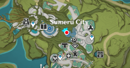 Genshin - Jut the Spice Merchant Shop Location