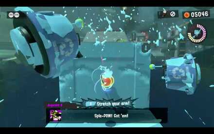 doing so will splat enemies as you move around