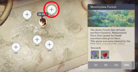 Genshin - Sumeru Rose - get from Expeditions