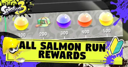 Splatoon 3 - All Salmon Run Rewards and How to Get Them