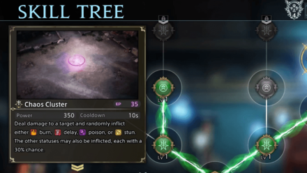 DioField Chronicle - Skill with Status Effect Description