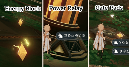 Genshin - Power Relays and Energy Blocks