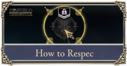 DioField Chronicle - How to Respec