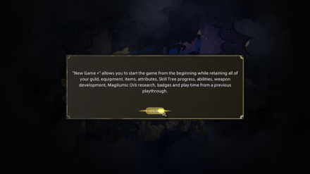 New Game Plus What Carries Over