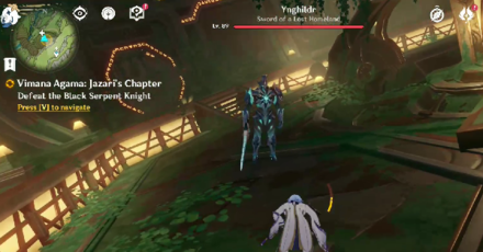 Genshin - Defeat Ynghildr the Black Serpent Knight