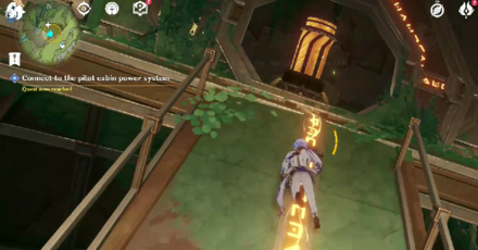 Genshin - Connect to the pilot cabin power system 1