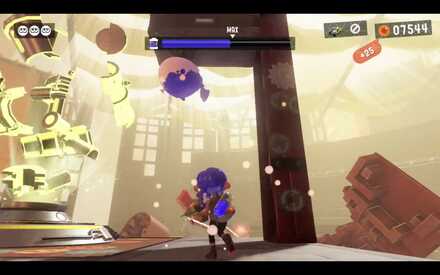 shoot the Balloon Fish at the goal