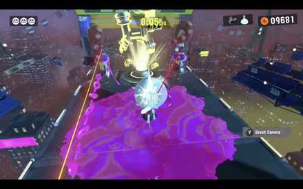 shoot the Balloon fish before landing