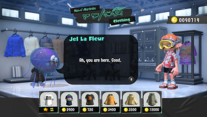 Splatoon 3 - Jel La Fleur Shopkeeper width:440