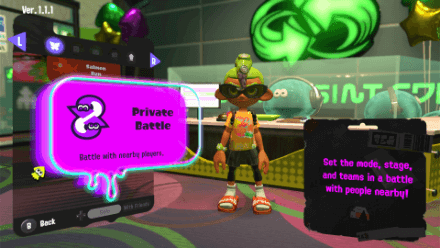 Spaltoon 3 Local Multiplayer Select Game Mode