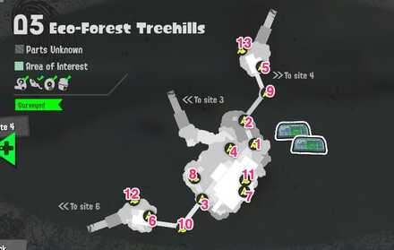 Eco-Forest Treehills Map