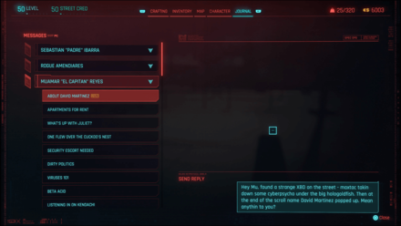 CP 2077 - Texting El Capitan