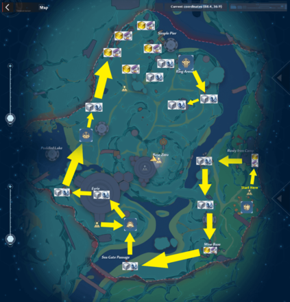 Full Map for Building Mode Material Farming