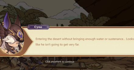 Genshin - Cyno Web Event Step 1