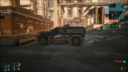 Cyberpunk - Zetatech vehicle