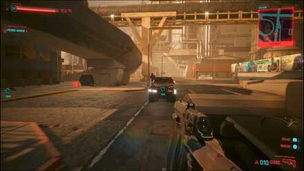 Cyberpunk - lose the Zetatech pursuers