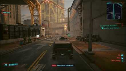 Cyberpunk - leave the car at Tirempire