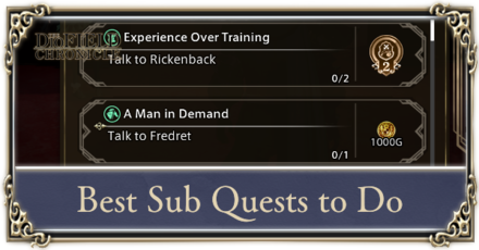 The DioField Chronicle - Best Sub Quests to Do