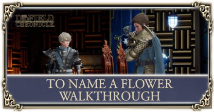 to name a flower walkthrough