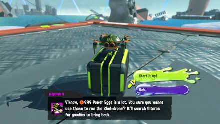 pay 999 power eggs to use the drone