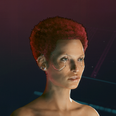 CP 2077 - F 46 Hairstyle