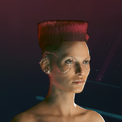 CP 2077 - F 48 Hairstyle