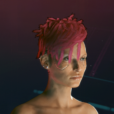 CP 2077 - F 50 Hairstyle