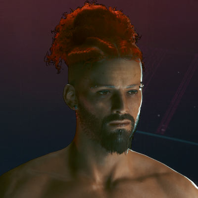 CP 2077 - M 48 Hairstyle