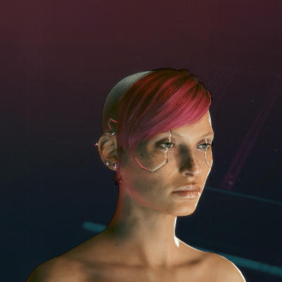 CP 2077 - F 42 Hairstyle