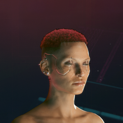 CP 2077 - F 45 Hairstyle