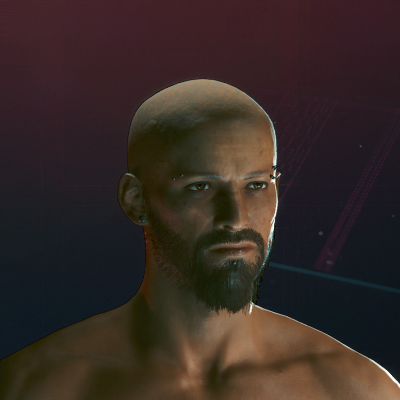 CP 2077 - M 50 Hairstyle