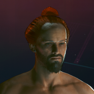 CP 2077 - M 42 Hairstyle