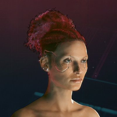 CP 2077 - F 49 Hairstyle