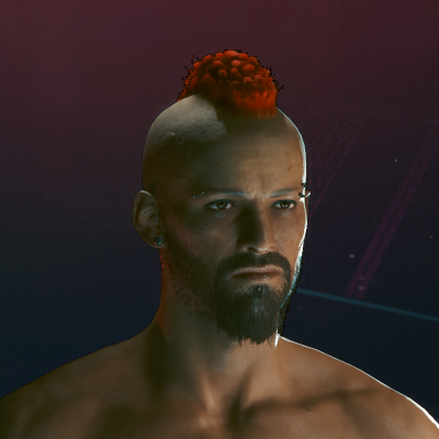 CP 2077 - M 43 Hairstyle