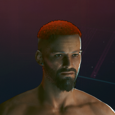 CP 2077 - M 44 Hairstyle