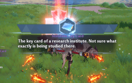 Institute Key Card Obtained