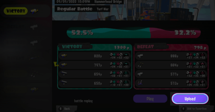 Splatoon 3 - Upload Using the Terminal in the Lobby