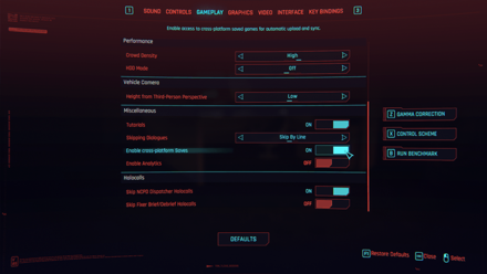 Cyberpunk 2077 - How to Enable Cross-saves