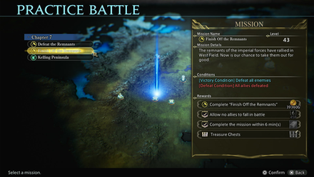 Finish Off the Remnants Mission Map