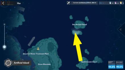 Third Outer Island - Sea Horizon Stand