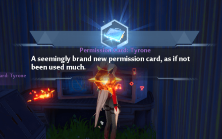 Permission Card - Tyrone